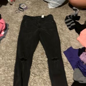 black h&m jeans
